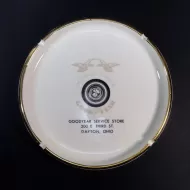 GoodYear Service Store Double Eagle Ceramic Ashtray: Top