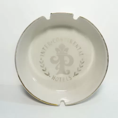 Inter Continental Hotels Paris Ceramic Ashtray: Top