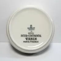 Inter Continental Hotels Paris Ceramic Ashtray: Bottom - Click to enlarge
