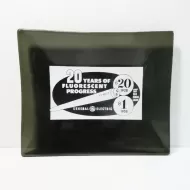 General Electric Fluorescent Progress Glass Ashtray: Top
