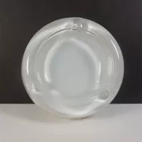 Hecknells Prescription Drug Store Vintage Glass Ashtray: Top - Click to enlarge