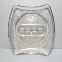 Holiday Inn Vintage Clear Glass Ashtray: Top - Click to enlarge