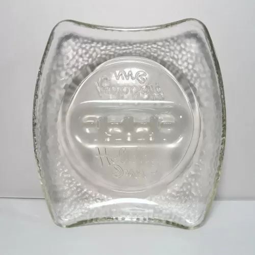 Holiday Inn Vintage Clear Glass Ashtray: Top