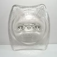 Holiday Inn Vintage Clear Glass Ashtray: Bottom - Click to enlarge