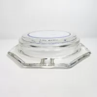 Leo Craig Specialty Advertising Vintage Glass Ashtray: Bottom Side - Click to enlarge
