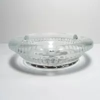 Three MGM Grand Hotel Las Vegas Glass Ashtrays: Top Side - Click to enlarge