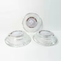 Three MGM Grand Hotel Las Vegas Glass Ashtrays: Bottom All - Click to enlarge
