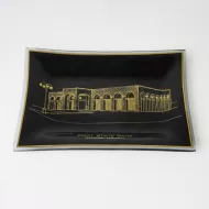 First State Bank in Irvington Kentucky Glass Ashtray: Top