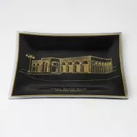 First State Bank in Irvington Kentucky Glass Ashtray: Top - Click to enlarge
