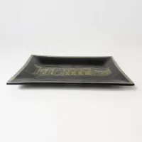 First State Bank in Irvington Kentucky Glass Ashtray: Top Side - Click to enlarge