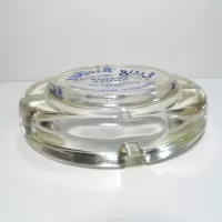 Essig Brothers Corner Annex Vintage Glass Ashtray: Bottom Side - Click to enlarge