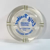 Essig Brothers Corner Annex Vintage Glass Ashtray: Bottom - Click to enlarge