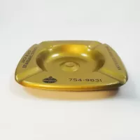 Jack Black Standard Oil Vintage Metal Ashtray: Top Side - Click to enlarge