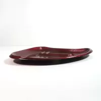 Lincoln Insurance Company Vintage Metal Ashtray: Top Side - Click to enlarge