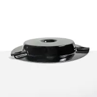 Pleins Service Station Vintage Metal Ashtray: Bottom Side - Click to enlarge