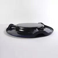 White Water Heaters 1960 Vintage Metal Ashtray: Bottom Side - Click to enlarge