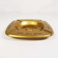 Spring Dairy Vintage Salesman Sample 600 Metal Ashtray: Top Side - Click to enlarge