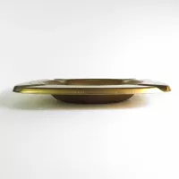 Spring Dairy Vintage Salesman Sample 600 Metal Ashtray: Side - Click to enlarge