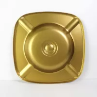 Spring Dairy Vintage Salesman Sample 600 Metal Ashtray: Bottom - Click to enlarge