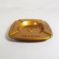 Terrace Drive-In Salesman Sample 600 Metal Ashtray: Top Side - Click to enlarge