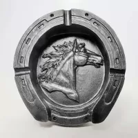 Feelin Lucky Horse Decorative Ashtray Catchall in Box: Top - Click to enlarge