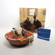 Fire Bowl of the Sun Decorative Ashtray Catchall in Box: With Box
