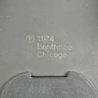 1974 Banthrico 1924 Ford Model T Metal Coin Car Bank: Date Stamp - Click to enlarge