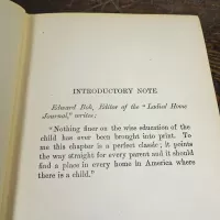 1910 The Education of the Child by Ellen Key Antique Hardback Book: Intro Note - Click to enlarge