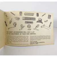 1964 Chrysler Imperial Car Owners Manual with Envelope: Accessories - Click to enlarge