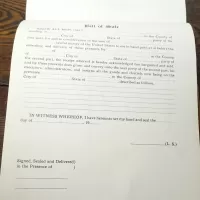 1957 Spencerian College Secretarial Typing Textbook: Bill of Sale - Click to enlarge