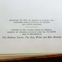 The Bobbsey Twins: The Red, White and Blue Mystery Book: Info Page - Click to enlarge