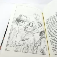 The Outlaws of Mesquite by Louis L'Amour Hardcover Book: Illustration - Click to enlarge