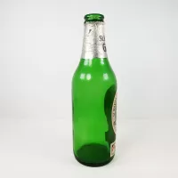 St. Pauli Girl Vintage German Green Glass Beer Bottle: Right - Click to enlarge
