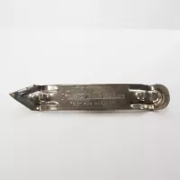 Vintage Pabst Blue Ribbon PBR Metal Bottle Can Opener: Back - Click to enlarge