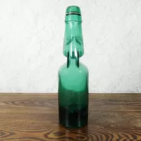 Codd Neck Vintage Glass Self Sealing Soda Bottle No 2: Right - Click to enlarge
