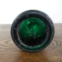 Codd Neck Vintage Glass Self Sealing Soda Bottle No 2: Bottom - Click to enlarge