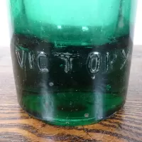 Codd Neck Vintage Glass Self Sealing Soda Bottle No 2: Victory - Click to enlarge