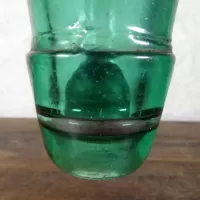 Codd Neck Vintage Glass Self Sealing Soda Bottle No 2: Top Upside Down - Click to enlarge