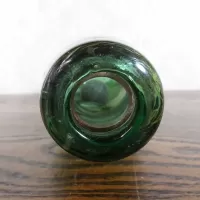 Codd Neck Vintage Glass Self Sealing Soda Bottle No 3: Inside - Click to enlarge