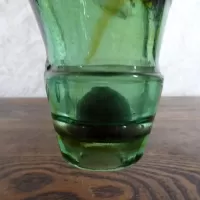 Codd Neck Vintage Glass Self Sealing Soda Bottle No 3: Upside Down - Click to enlarge