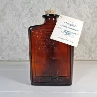 Brockway 1983 NSDA/INTERBEV Houston Texas Flask COA: Front with COA