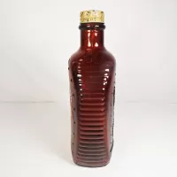 Eagle 1976 Brown Log Cabin Pancake Syrup Bottle: Left - Click to enlarge