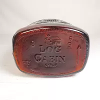 Eagle 1976 Brown Log Cabin Pancake Syrup Bottle: Bottom - Click to enlarge