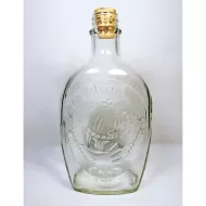 Fall Harvest 1976 Log Cabin Pancake Syrup Bottle: Back