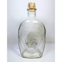 Fall Harvest 1976 Log Cabin Pancake Syrup Bottle: Back - Click to enlarge