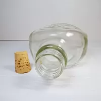 Fall Harvest 1976 Log Cabin Pancake Syrup Bottle: Top - Click to enlarge