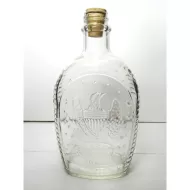 American Eagle 1976 Log Cabin Pancake Syrup Bottle: Back