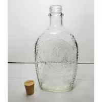 American Eagle 1976 Log Cabin Pancake Syrup Bottle: Cork Out - Click to enlarge