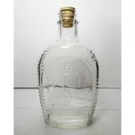Liberty Bell 1976 Log Cabin Pancake Syrup Bottle: Back