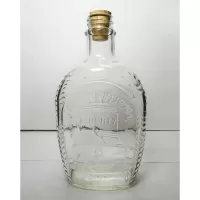 Liberty Bell 1976 Log Cabin Pancake Syrup Bottle: Back - Click to enlarge